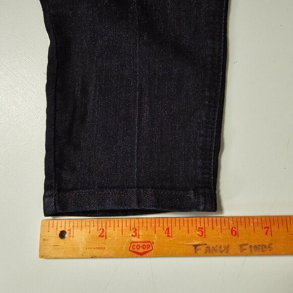 Democracy Women’s 14 Blue Ab Technology Skinny Jeans Stretch Dark Wash Denim - Picture 14 of 15